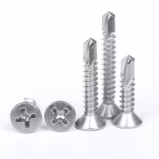 Factory Price Countersunk Self Drilling Screws M3-M10 Flat Head SUS 410 Self Drilling Screws